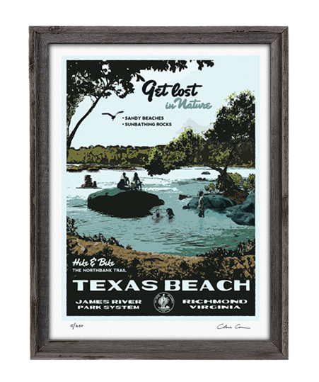 Details about   Port Aransas Mustang Island Texas Travel Poster Beach Retro Art Deco Print 041 
