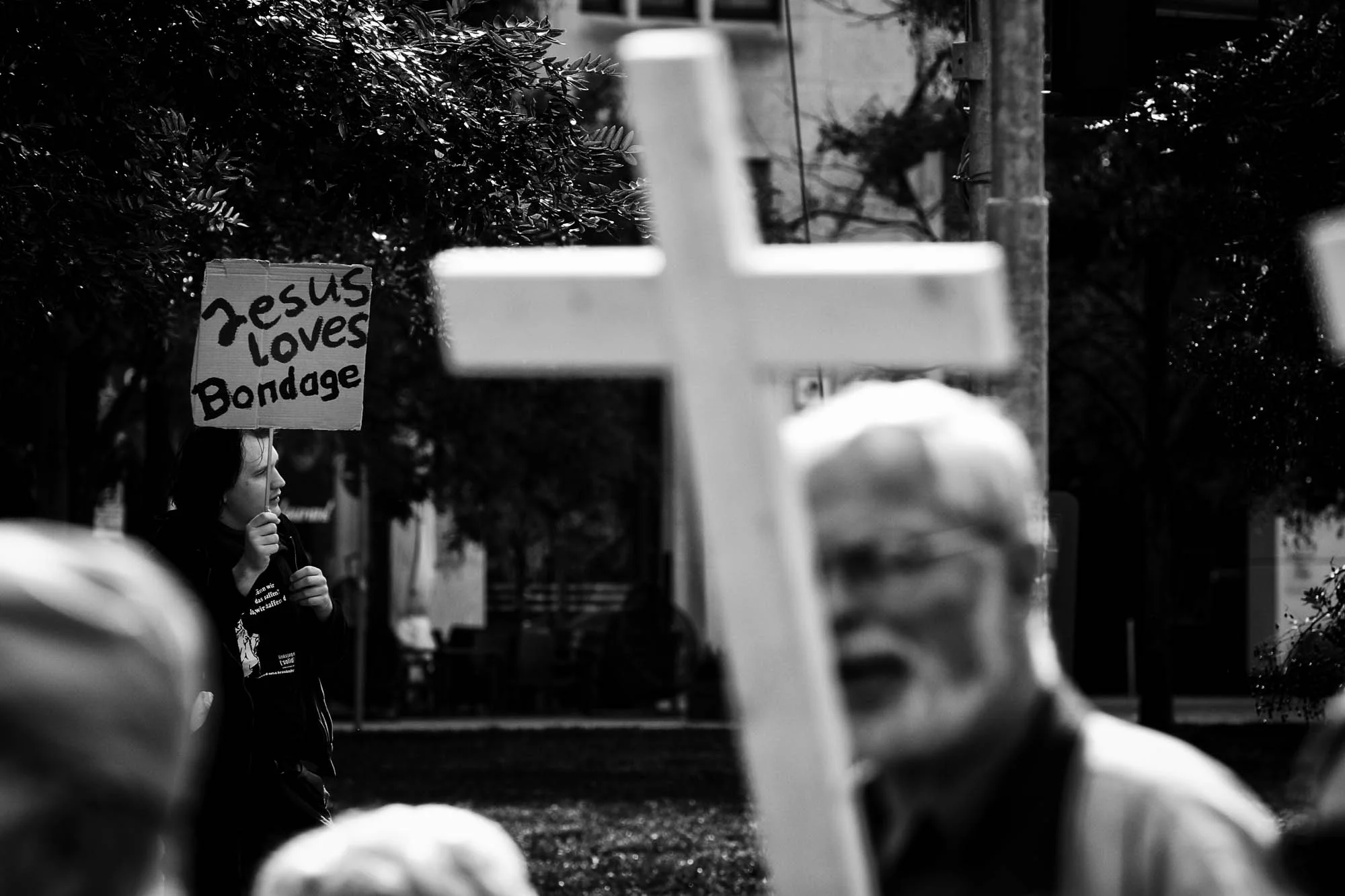 Protests against Christian fundamentalistic "Walk for Life" - Be