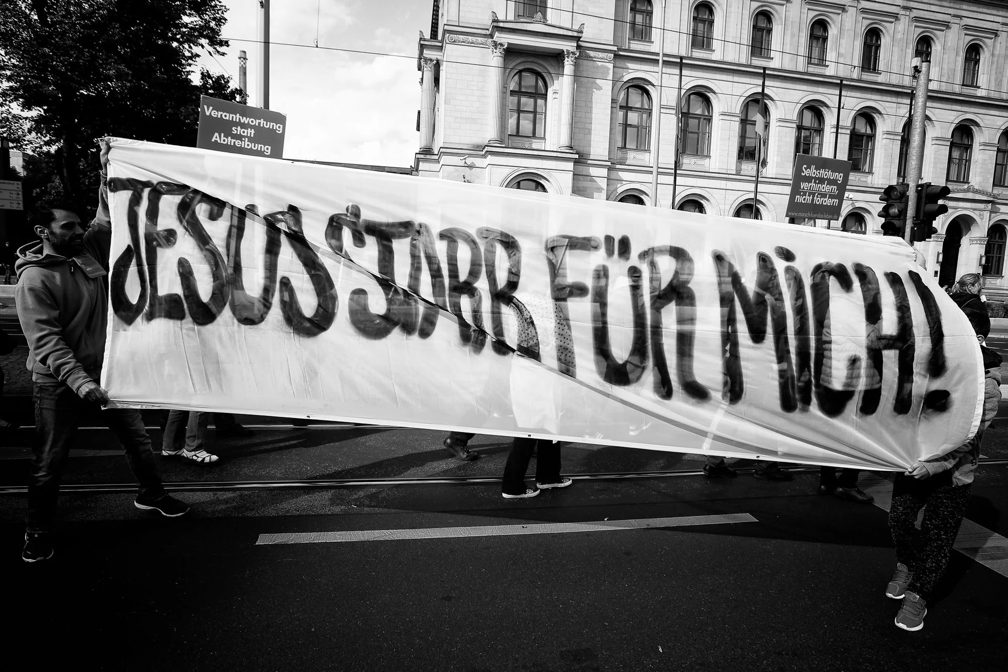 "Marsch für das Leben": Proteste gegen Abtreibungsgegner