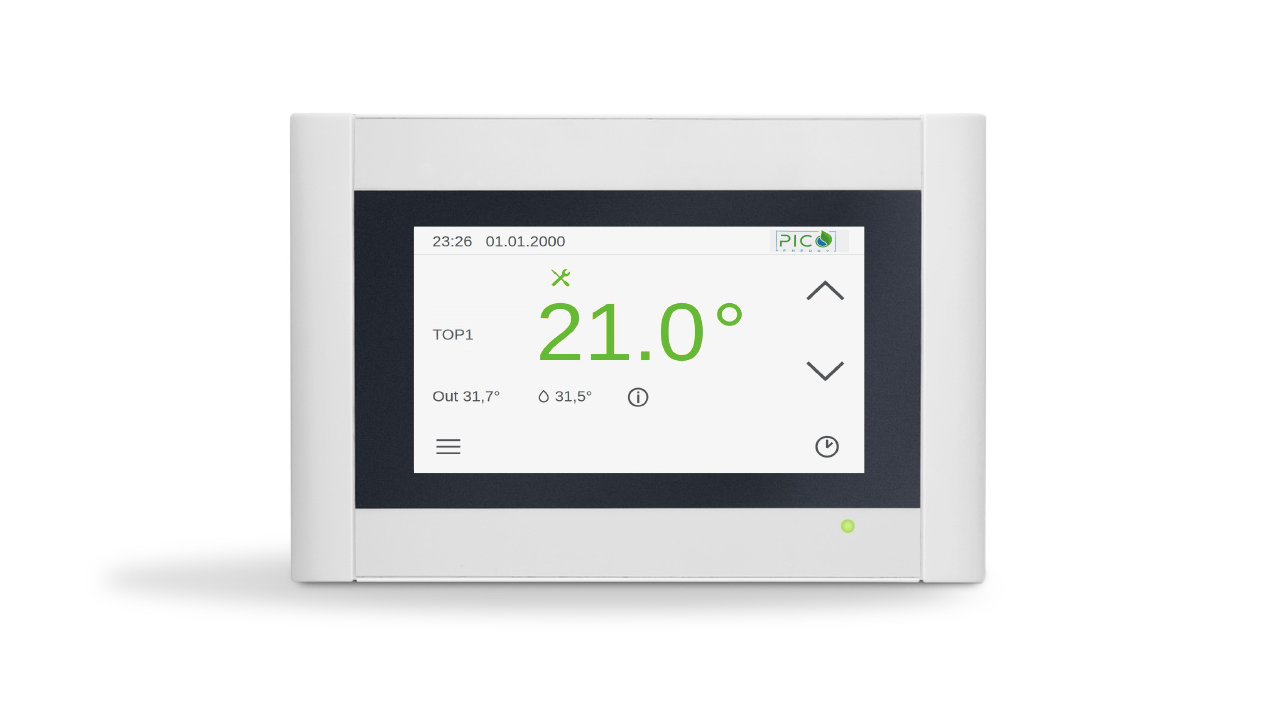 Pico Energy WPS 618 Inverter Ground Source Heat Pump Control Panel