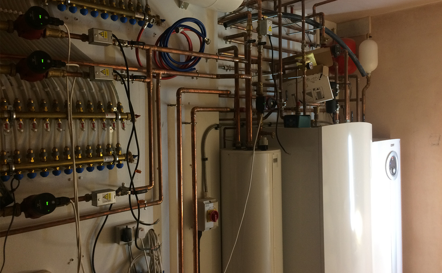 IVT Ground Source Heat Pump Pre-Insulation Stage