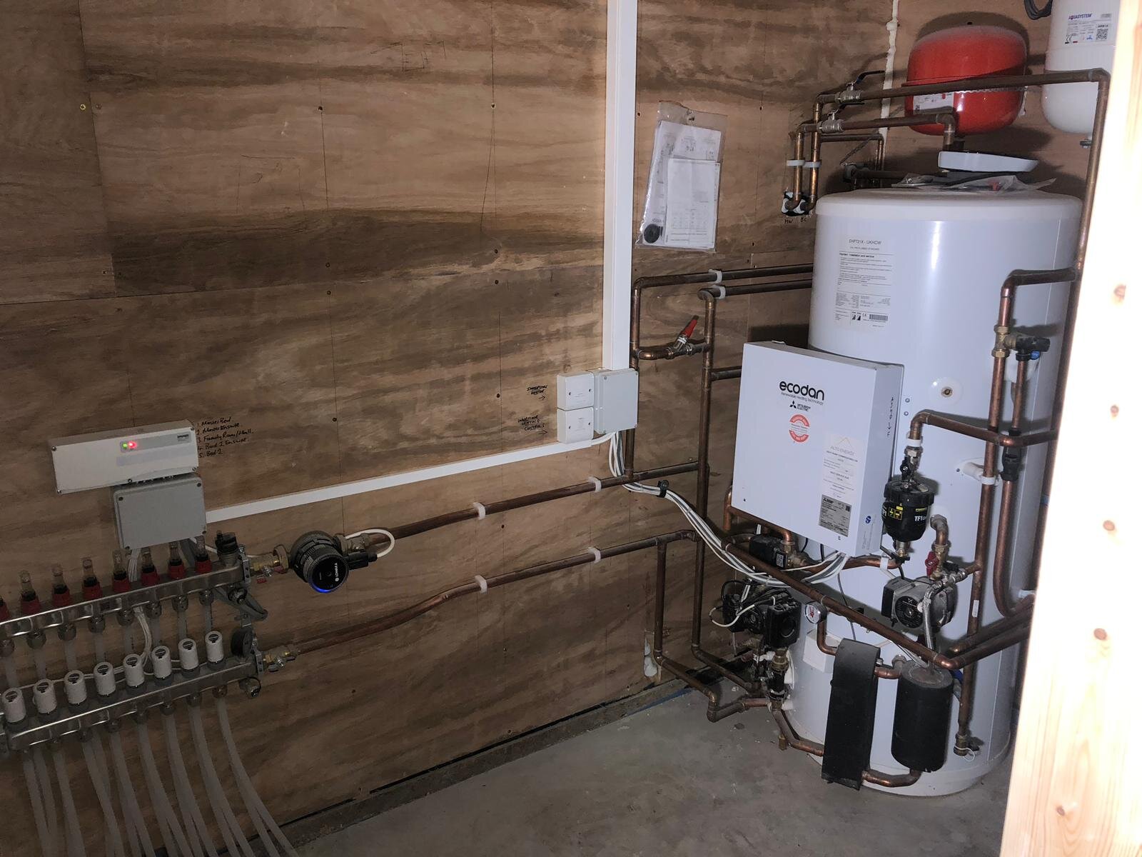Installed Mitsubishi Pre-Plumbed Cylinder in Yorkshire
