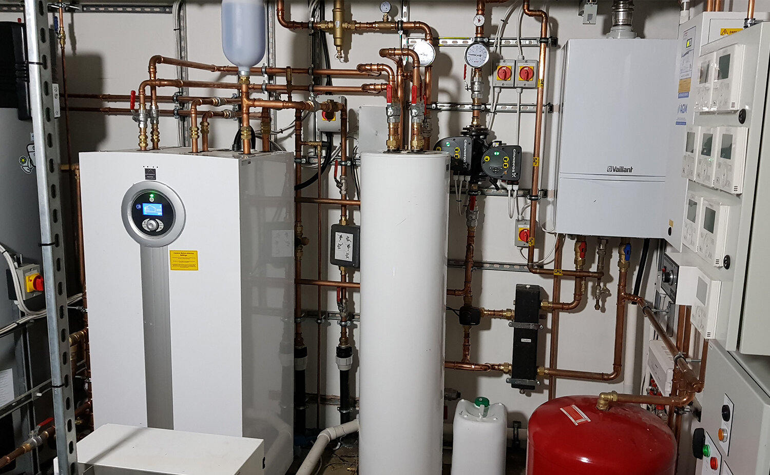 Ground Source Heat Pump Installation with Back-up Boiler