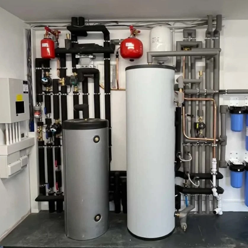 Viessmann ground source heat pump installation