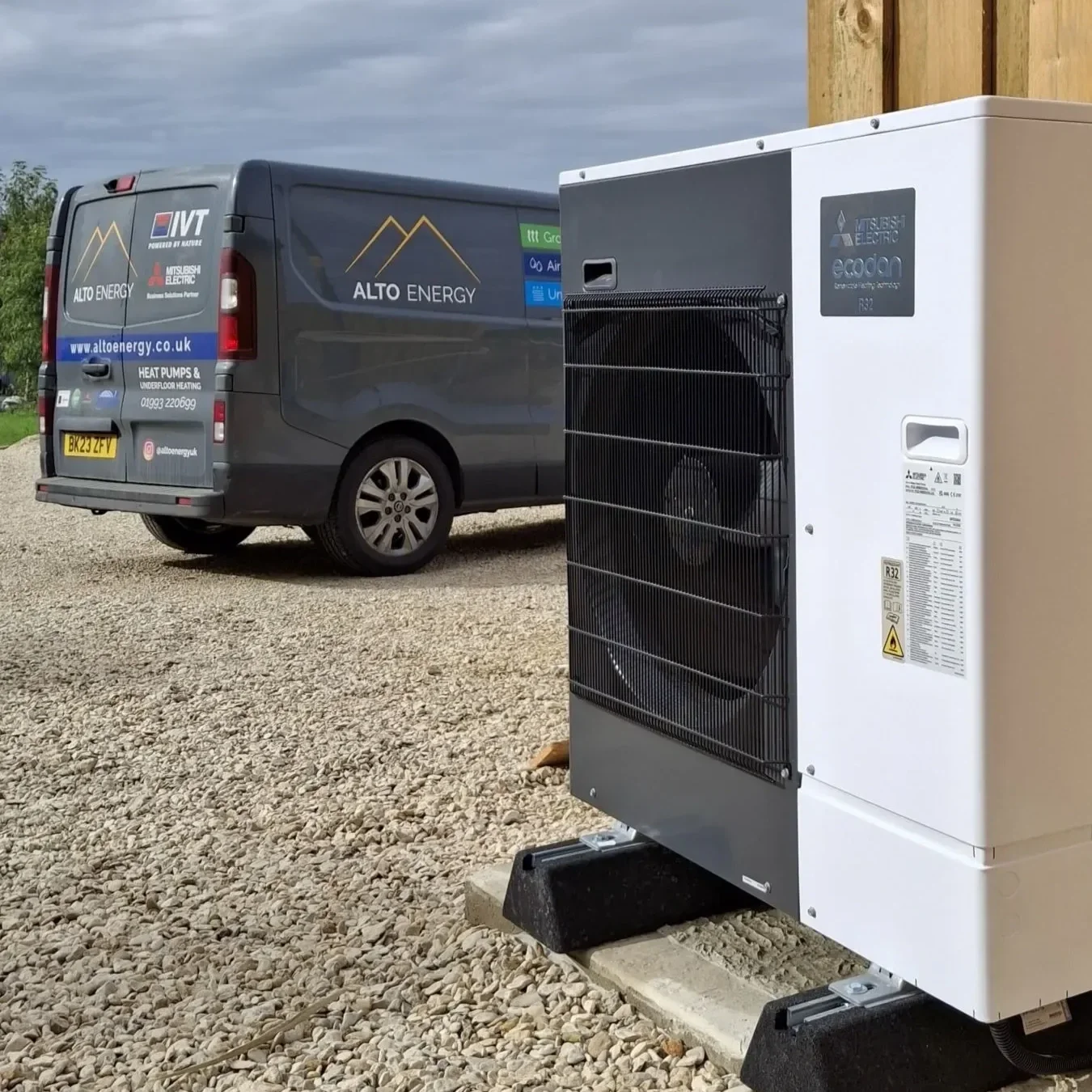 Mitsubishi Ecodan installation completed using the Alto Energy MCS Umbrella Scheme