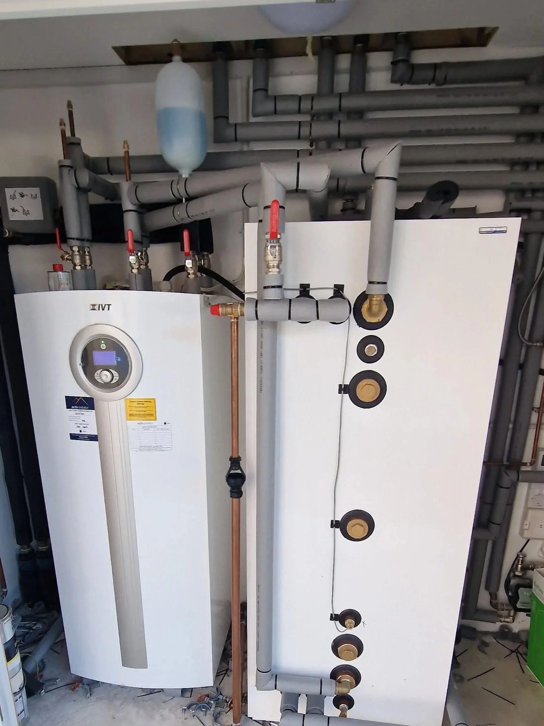 IVT ground source heat pump being replaced by Alto Energy