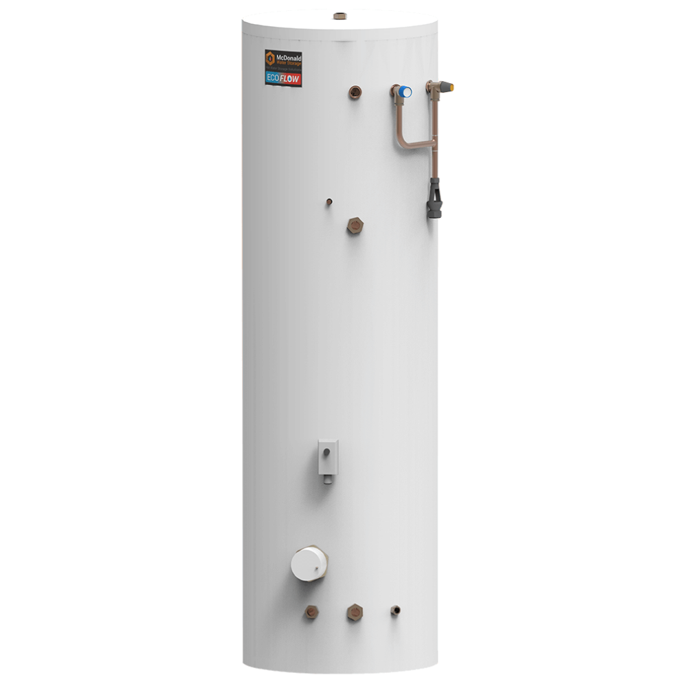 McDonald Water Storage slimline air source heat pump cylinder