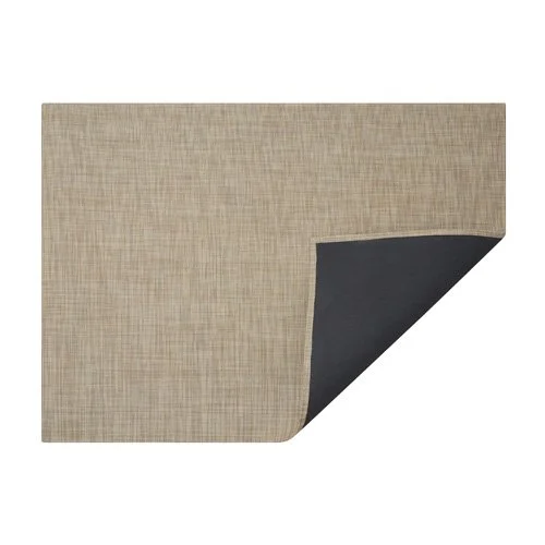 Chilewich Mini Basketweave Rug with fine woven detail, eco-friendly and versatile.