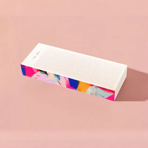 Designer Slim Pad To Do, vibrant, functional stationery made in Iowa.
