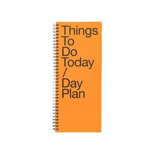 Modern softcover planner with clean graphic layout (Copy)