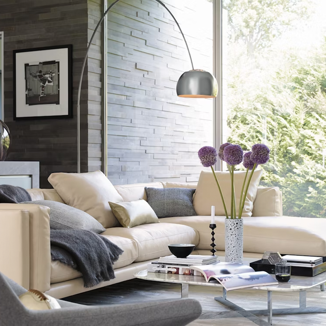 Modern floor lamp offering engineered geometry and refined material execution.