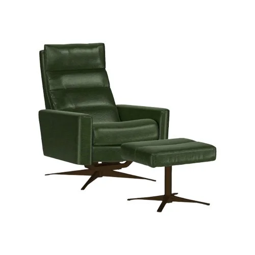 Cirrus Comfort Air by American Leather – channeled back motion chair with weight-balanced design.