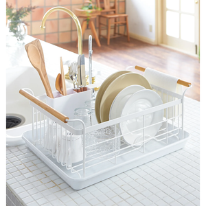 Dish Rack Steel Wood — Design Warehouse