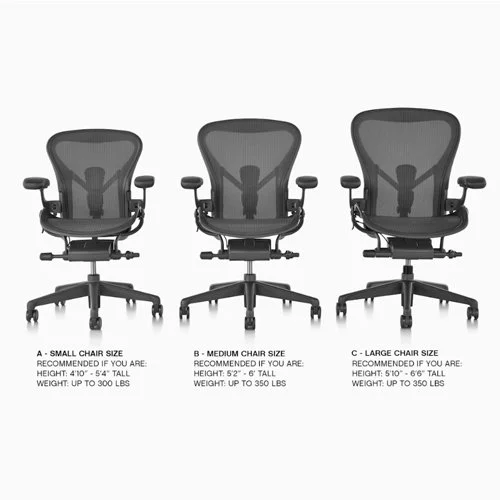 Fully adjustable Aeron chair designed by Bill Stumpf and Don Chadwick (Copy)