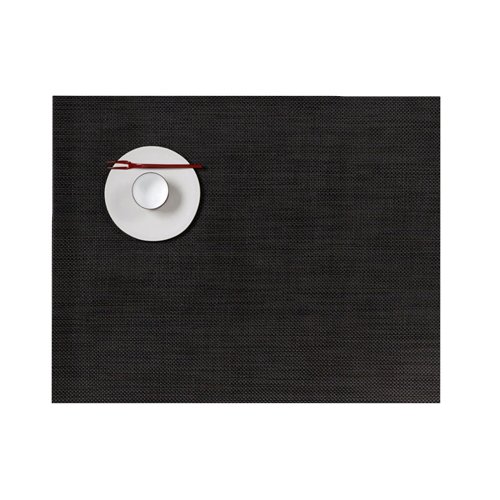 Chilewich Mini Basketweave Placemat in standard rectangular size, a modern woven design for everyday dining.