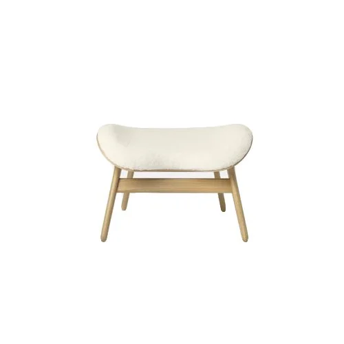 A Conversation Piece Ottoman in oak with multiple upholstery options by Umage. (Copy)