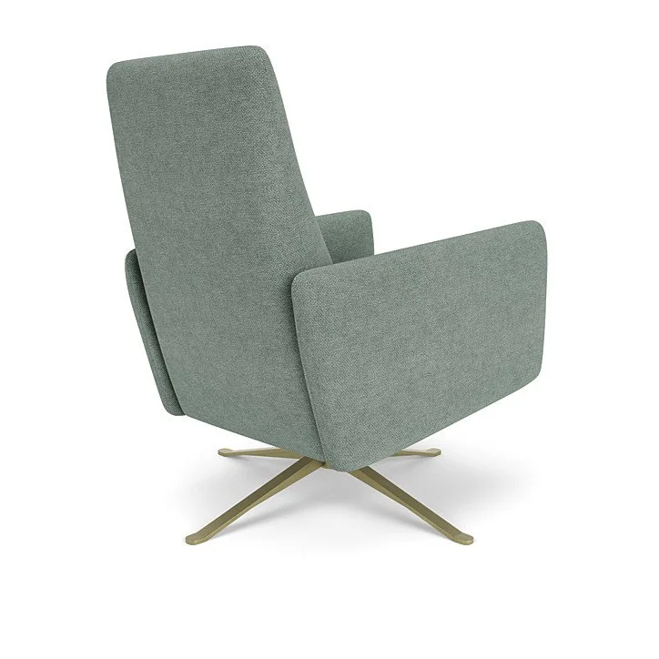 Luxury motion chair with power options and USB-C charging port.