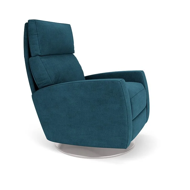 American Leather Elliot Comfort Recliner with motorized options and USB-C charging.