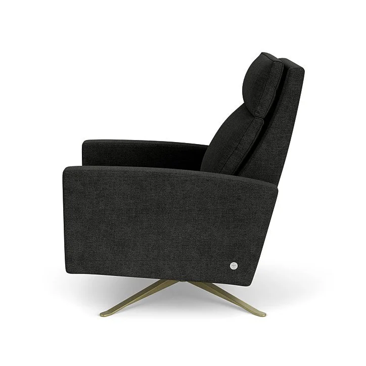 Luxury American Leather recliner with motorized function and USB-C charging.