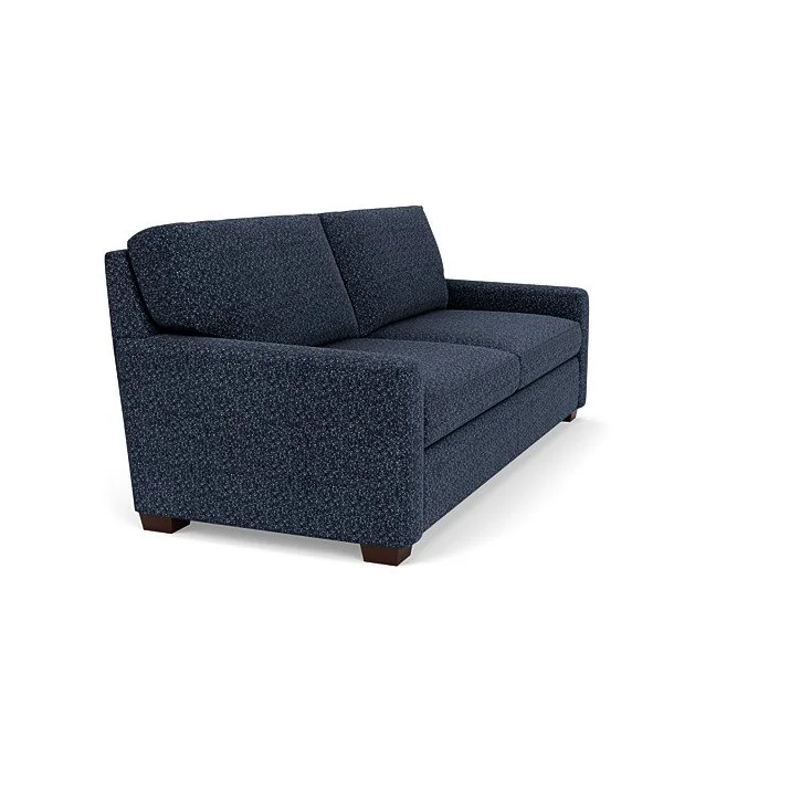 American-made sofa offering premium comfort and tailored versatility.