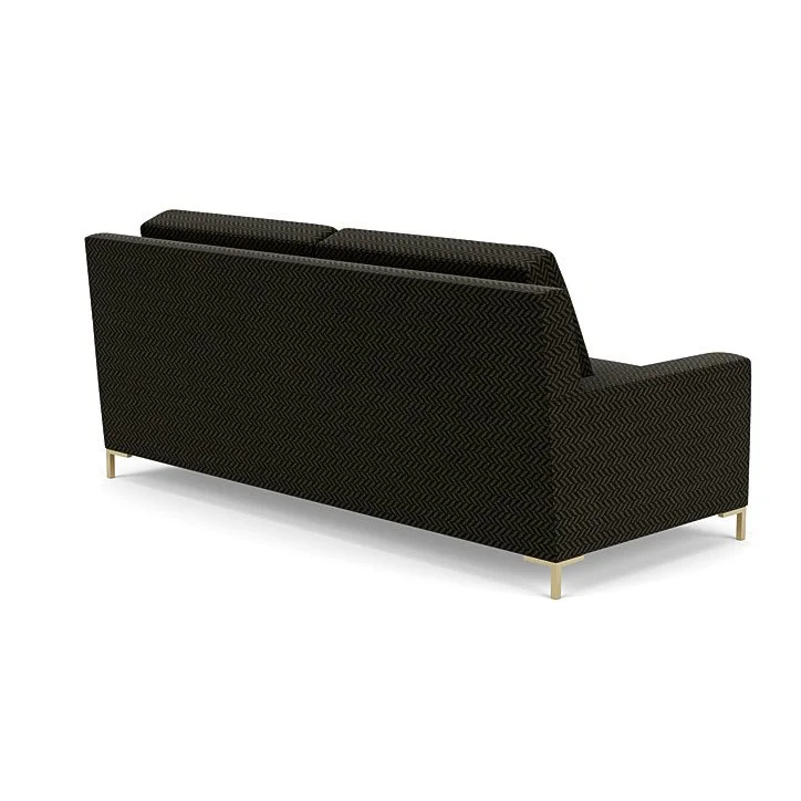 Premium designer sleeper couch with Tempur-Pedic mattress option and storage chaise.