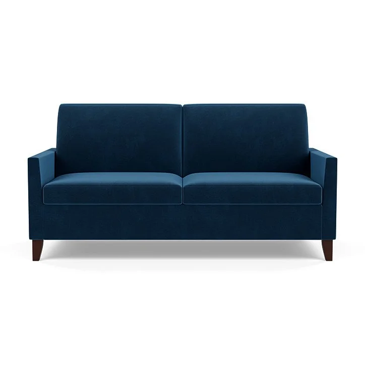 Harris Comfort Sleeper by American Leather – sleek convertible sofa with slim arms and modern profile. (Copy)