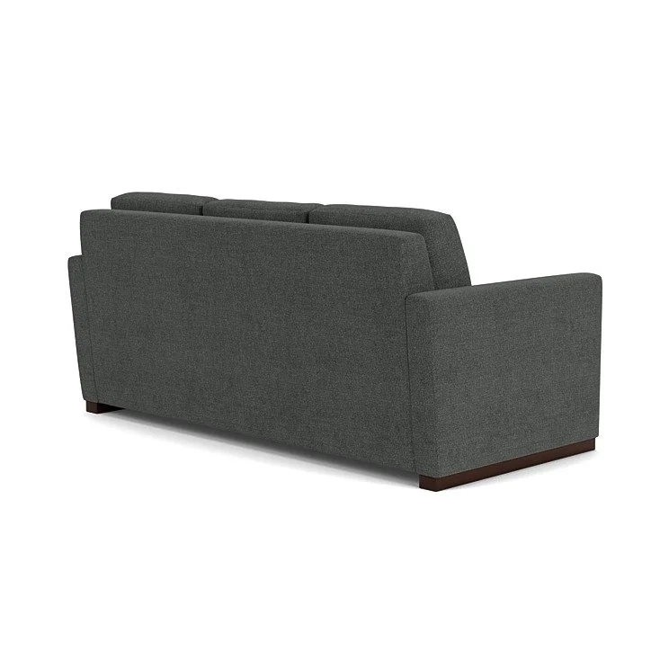 Premium designer sleeper couch with Tempur-Pedic mattress option and storage chaise.