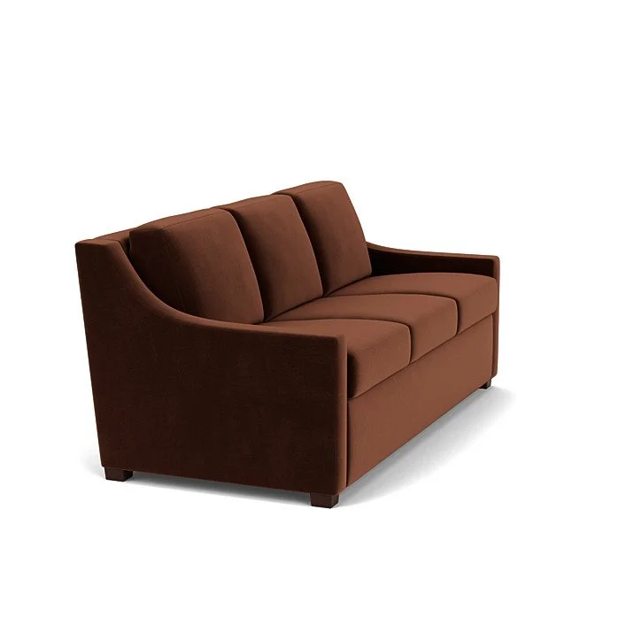 Customizable sleeper sofa with Tiffany 24/7 platform and zero wall clearance.