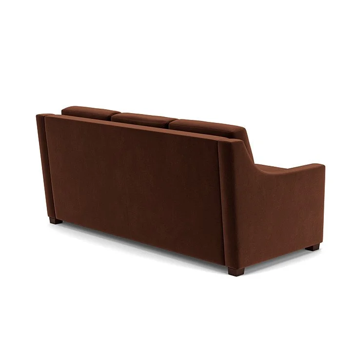 Premium designer sleeper couch with Tempur-Pedic mattress option and storage chaise.