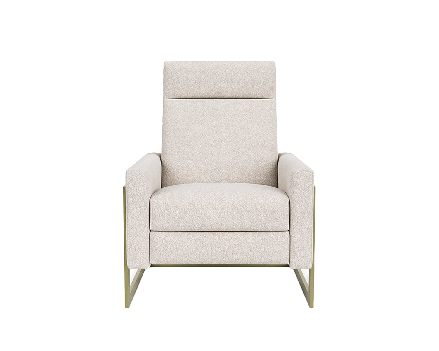 Isla Re-Invented Recliner by American Leather – sculpted modern chair with pillow-top back.