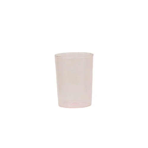 Hawkins New York Essential Glassware in Blush medium 12 oz borosilicate design.