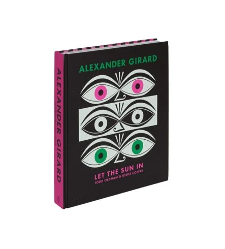 Design book celebrating Alexander Girard’s textiles, interiors, and furniture legacy.