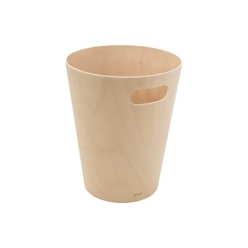 Lightweight wood trash can for kitchens and bathrooms, modern organization essential (Copy)