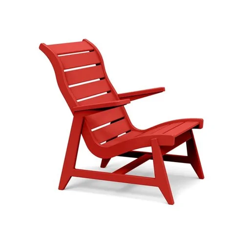 Weather-resistant HDPE lounge chair featuring bold lines and vibrant outdoor-ready colors. (Copy)
