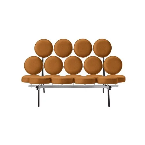Iconic modular seating with bold geometry and smooth, durable upholstery.