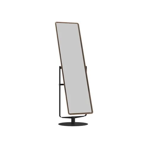 BDI Continuum 3472 full-length standing mirror with aluminum bezel frame.