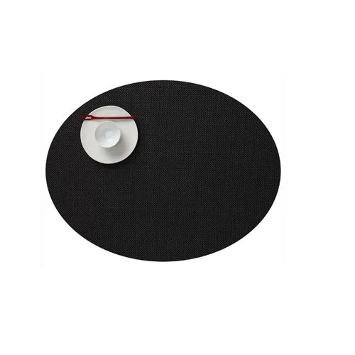 Mini Basketweave Oval Placemats by Chilewich – stylish, durable, and easy to clean for modern dining spaces.