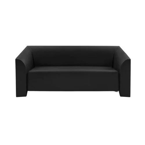 Sculptural polyethylene sofa in the MB Collection, designed for bold spaces.