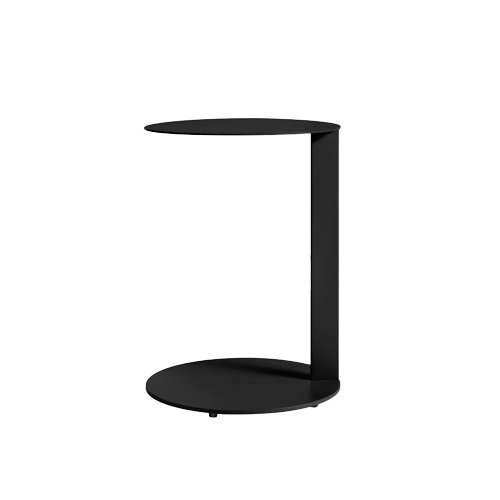 Blu Dot Note Side Table – modern powder-coated steel side table with a cantilevered design, offering a sleek and functional accent for contemporary interiors.