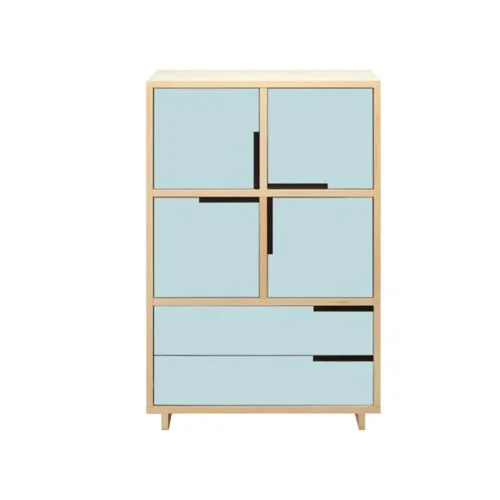 Blu Dot Modu-licious #6 with customizable steel drawers and soft-close doors (Copy)