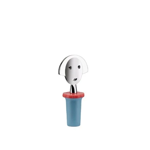 Alessi Anna Stop 2 – modern wine stopper with whimsical style and durable chrome-plated construction. (Copy)