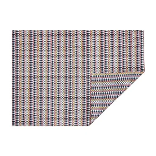 Durable Heddle Rug by Chilewich, fade- and stain-resistant, perfect for indoor and outdoor living.