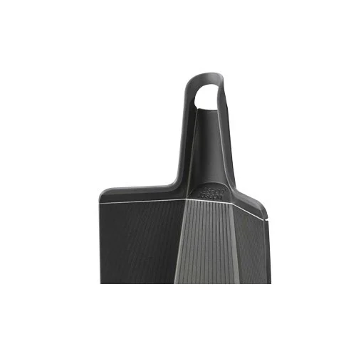 Durable polypropylene cutting board with soft-grip handle and non-slip base