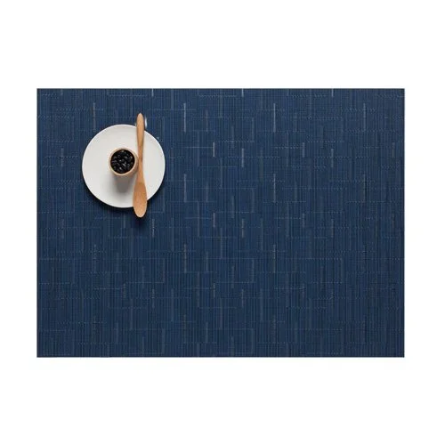 Elegant Bamboo Placemat by Chilewich, suitable for indoor and outdoor dining spaces.