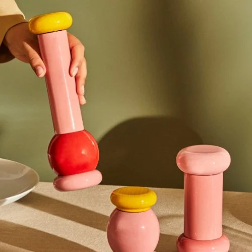 Modern spice grinder from Alessi crafted for everyday use and elegant style. (Copy)