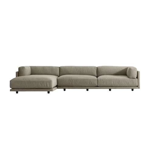 Oversized low-profile sofa with chaise from Blu Dot