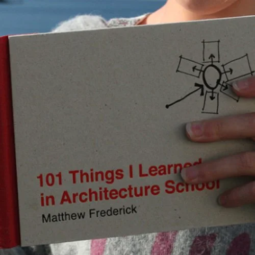 Design-focused reference book exploring architectural principles and creative process