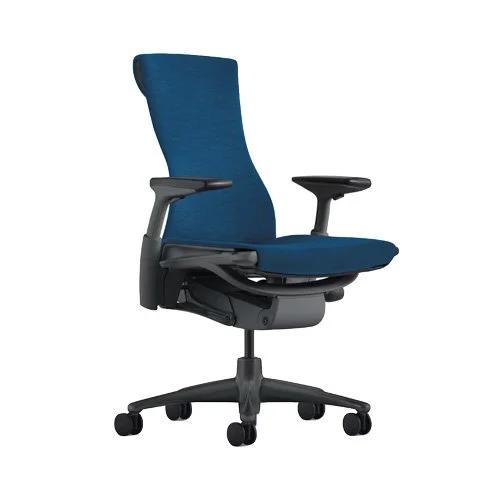 Modern desk chair designed for spinal support and comfort