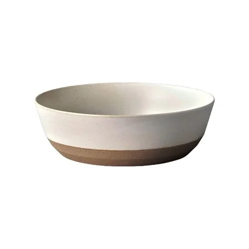 Kinto CLK-151 8.5" Bowl in porcelain with matte glaze and Japanese-inspired design.