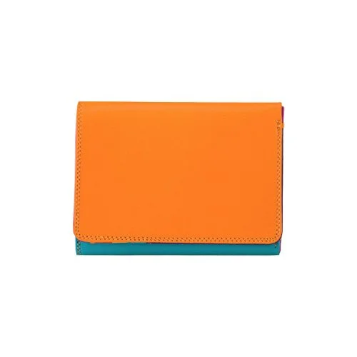 Mywalit medium tri-fold wallet in leather, RFID protected everyday wallet